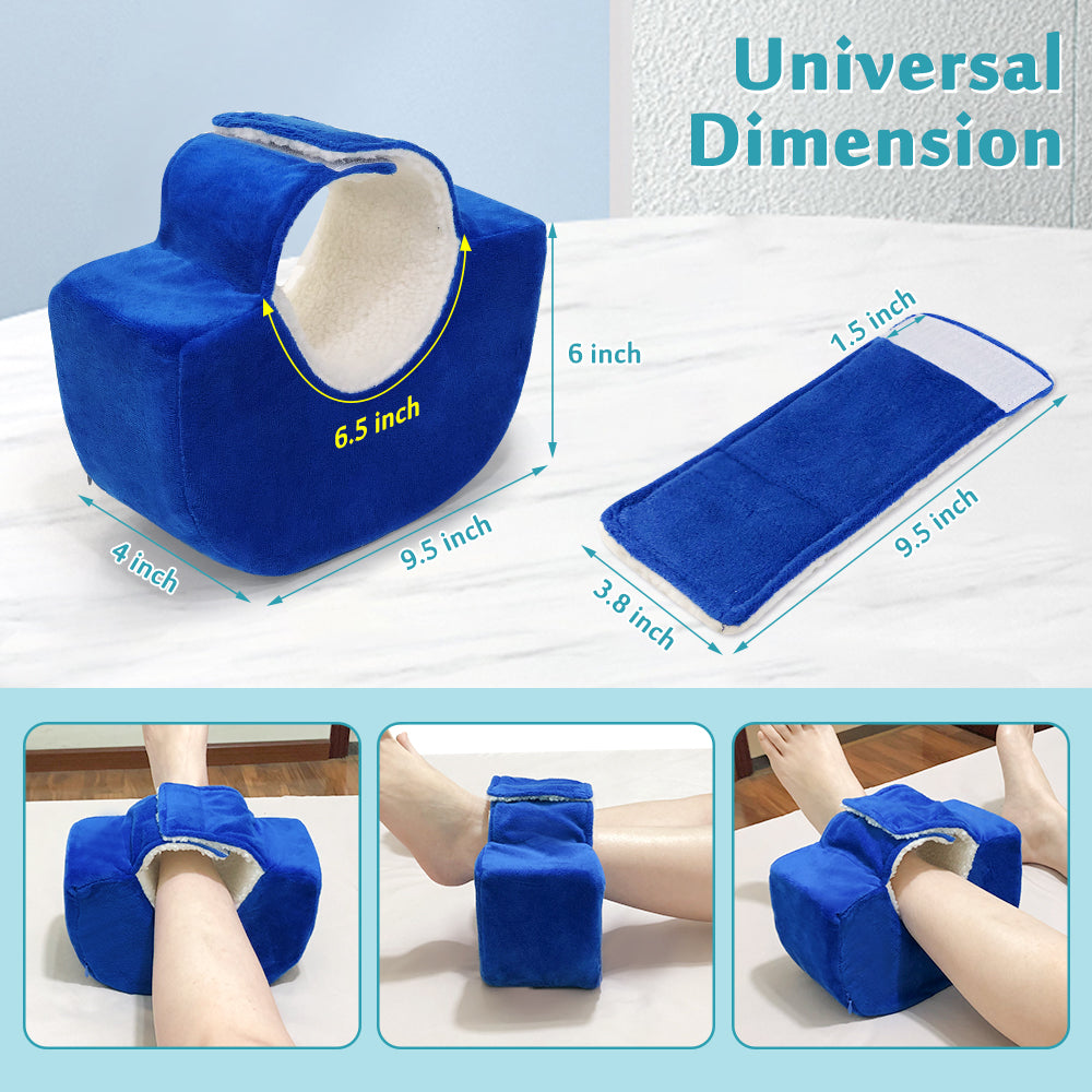 Foot Elevation Pillow Post Surgery Ankle Heel Protector for Pressure Sores Leg elevation Feet Pillow for Swelling Bed Sore Pressure Ulcer Cushion Ankle Support Foot Cradle Surgery Recovery Supplies